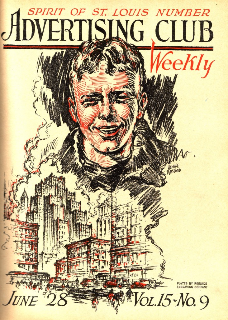 Ad Club Lindbergh Cover June 1927